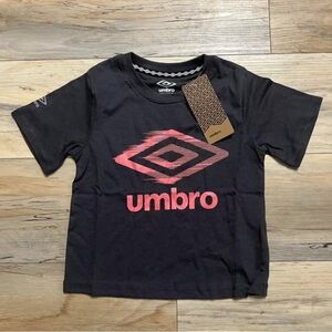 NWT - Umbro Girls - Gray & Pink -Size Small 7-8- MSRP $22 - Short Sleeve T-Shirt